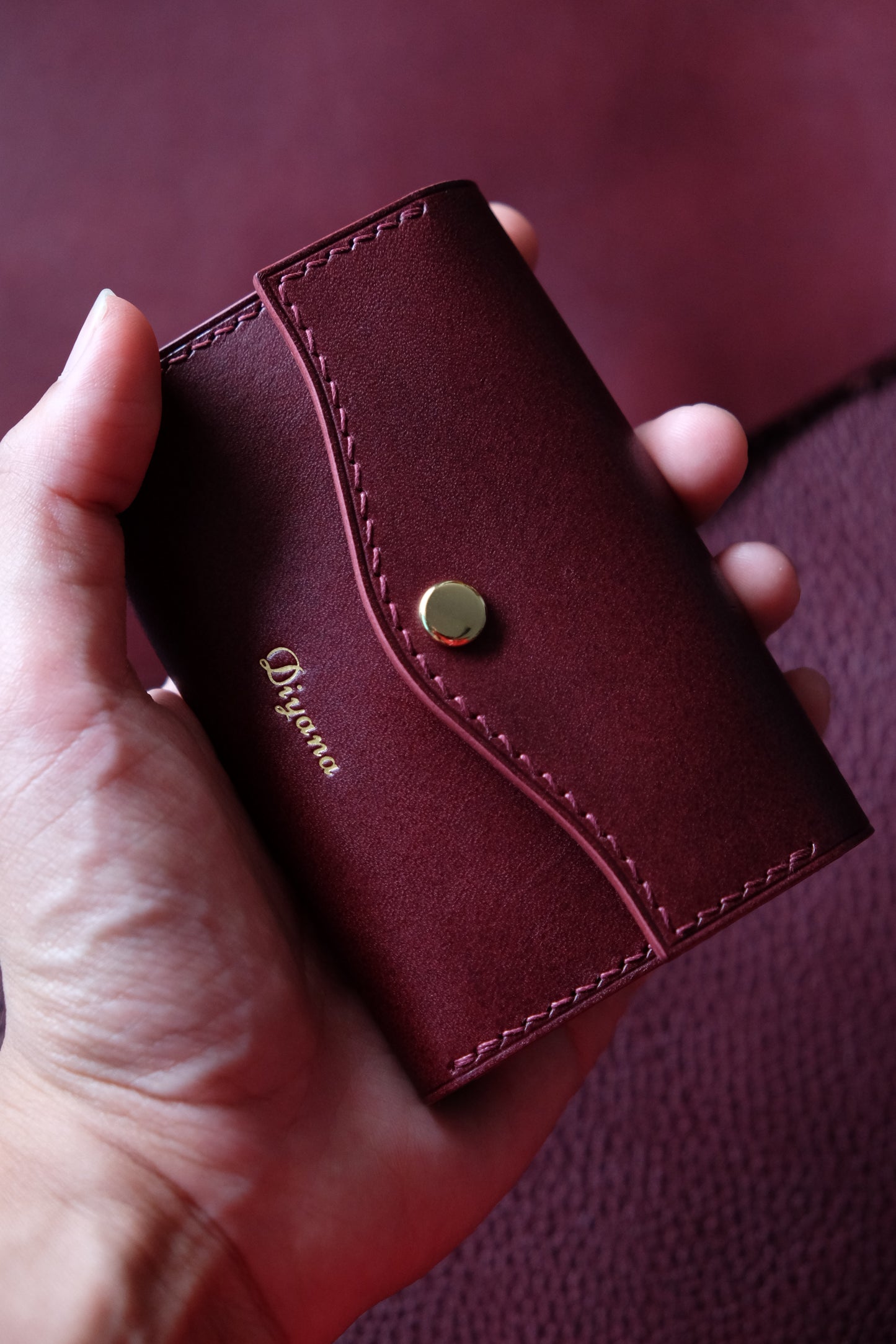 Palm Card Wallet [with Zipper]